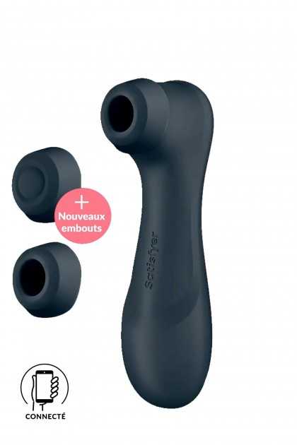 STIMULATEUR DE CLITORIS LIQUID AIR CONNECTÉ SF PRO 2 GENE3 - NOIR