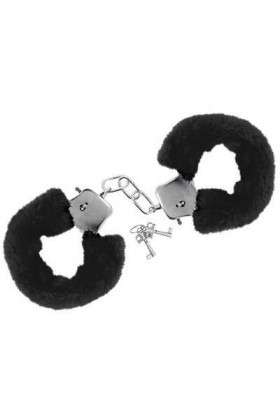 MENOTTES FOURRURE NOIR