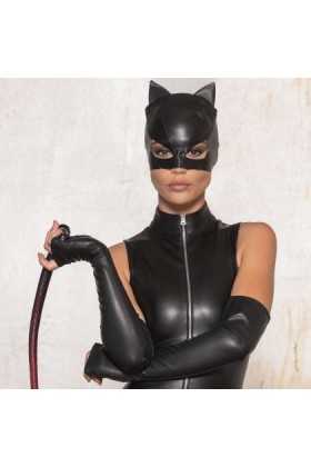 MASQUE FAUX CUIR PETIT CHAT - TAILLE UNIQUE