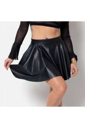 JUPE FAUX CUIR KAT - TAILLE S