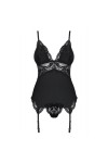 CORSET 810-COR-1 NOIR - OBSESSIVE - S/M
