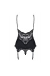 CORSET 810-COR-1 NOIR - OBSESSIVE - S/M