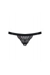STRING OUVERT NOIR 828-THC-1 - OBSESSIVE - S/M