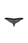 STRING OUVERT NOIR 828-THC-1 - OBSESSIVE - L/XL