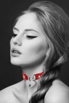 COLLIER PENDENTIF COEUR ROUGE