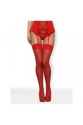 BAS ROUGE S800 STOCKINGS - OBSESSSIVE - L/XL