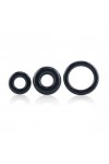 PACK DE 3 COCKRINGS RING O NOIR - SCREAMING O