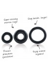 PACK DE 3 COCKRINGS RING O NOIR - SCREAMING O