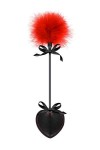 CRAVACHE CŒUR ROUGE ET NOIR SWEET CARESS