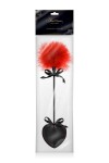 CRAVACHE CŒUR ROUGE ET NOIR SWEET CARESS