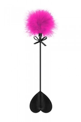 CRAVACHE SWEET CARESS CŒUR PLUME FUSHIA