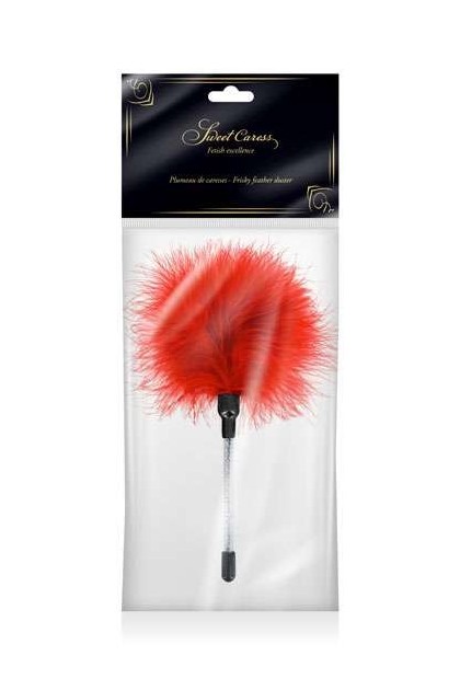 Plumeau caresse sweet caress rouge - Love Shop Avenue