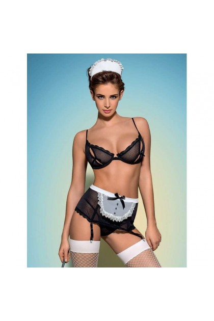 COSTUME SOUBRETTE MAIDME SET - OBSESSIVE - S/M
