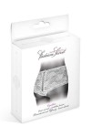 BOXER CYNTHIA OUVERT EN DENTELLE BLANC