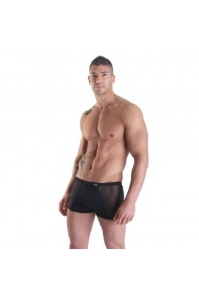 BOXER LOOK ME WIZ ZIP AVANT ET ARRIÈRE NOIR - S