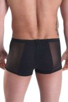 BOXER LOOK ME WIZ ZIP AVANT ET ARRIÈRE NOIR - S