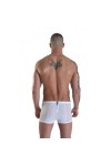 Boxer look me wiz zip avant et arrière blanc - XL - Love Shop Avenue