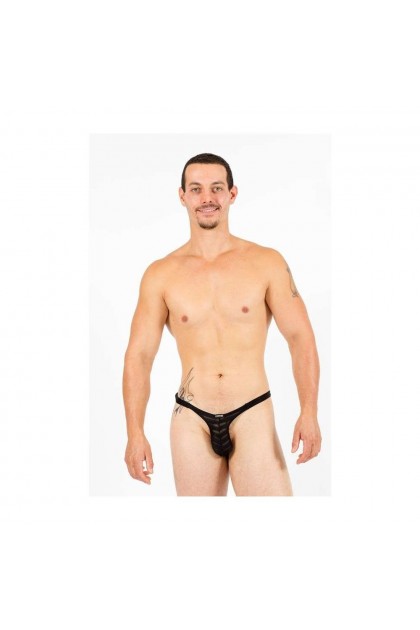 STRING WILD NIGHT NOIR - TAILLE S - 34/36