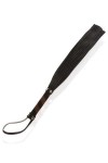 FOUET CUIR DE VACHE NOIR ET MARRON