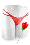 Rose slip rouge - Love Shop Avenue
