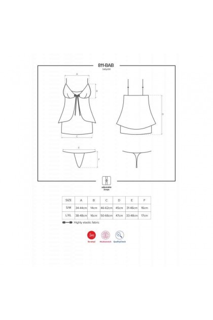 BABYDOLL 811-BAB-4 - OBSESSIVE - S/M