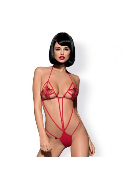 BODY ROUGE LUIZA TEDDY - OBSESSIVE - S/M