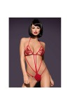BODY ROUGE LUIZA TEDDY - OBSESSIVE - S/M