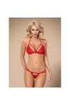 Ensemble de lingerie rouge 2 pièces 838-SET-3 - L/XL